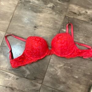 Pink lace padded Bataci X bra 34 c